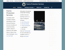 Tablet Screenshot of foenixprotection.com